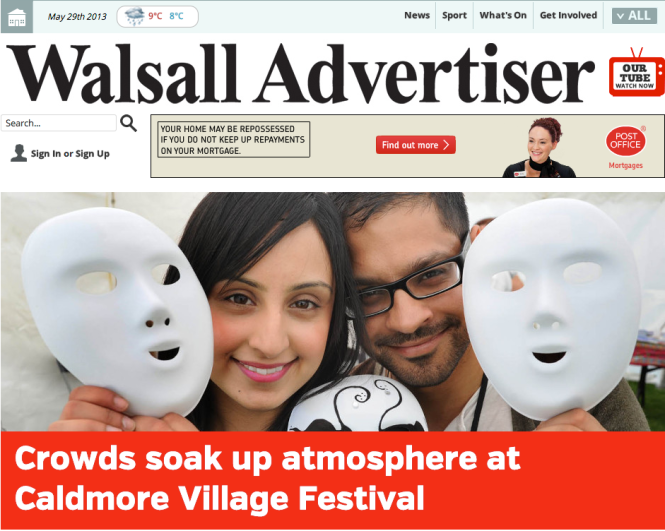 Crowds soak up atmosphere at Caldmore Village Festival